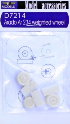 LF Model D7214 Arado Ar 234 weighted wheels 1/72