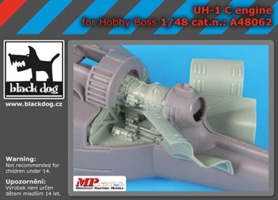 BlackDog A48062 UH-1 C engine (HOBBYB) 1/48