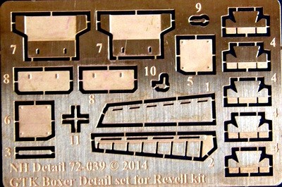 NH Detail NHM72039 GTK Boxer (GTFZ A1) Detail Set 1/72