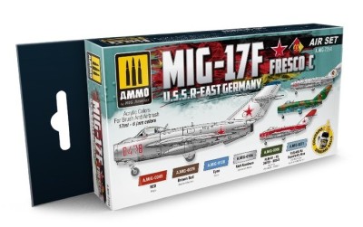 Ammo Mig 7254 Набор акриловых красок МиГ-17Ф СССР - Восточная Германия