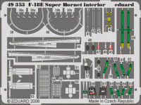 Eduard 49353 F-18E interior HAS