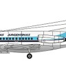 F-rsin Plastic FRP4090 Fokker F-28-1000 Aerolineas Argentinas 1/144