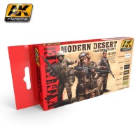 AK Interactive AK-03220 Наборкрасок MODERN DESERT UNIFORM COLORS SET
