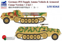 Bronco CB35214 sWS Supply Ammo Vehicle & Armored Cargo Version (2 in 1) 1/35