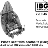 IBG Models U7245 Pilot's Seat w/ Seatbelts for IAR 80/81 early 1/72