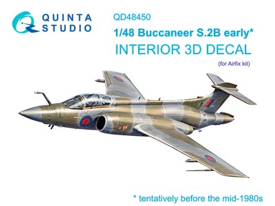 Quinta Studo QD48450 Buccaneer S.2B early (Airfix) 1/48