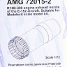 Amigo Models AMG 72015-2 R15B-300 engine exh.nozzle for E-152 (MSVIT) 1/72