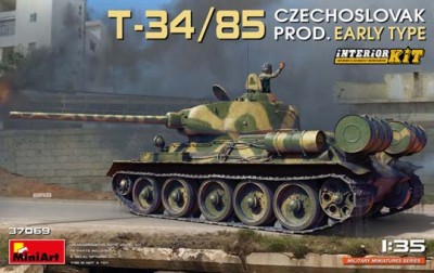 MiniArt 37069 Т-34-85 производства Чехии (ранний, с интерьером) 1/35