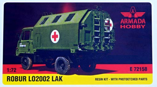 Armada Hobby E72158 ROBUR LO 2002 LAK (resin kit w/ PE) 1/72