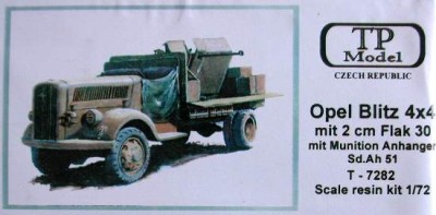 TP Model T-7282 Opel Blitz 4x4 Fl30+SdAh51 1/72