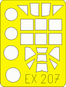 Eduard EX207 Bf 109F-2 1/48 ICM