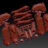 A-resin 35145 БТ-7 Элементы подвески выпуска с  1938г. (для моделей АРК, ВЭ) 1/35