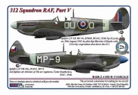 AML AMLC144009 Decals 312 th Squadron RAF, Part V 1/144