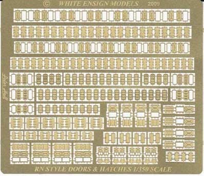 White Ensign Models PE 35125 ROYAL NAVY DOORS AND HATCHES WW2 &amp; modern 1/350