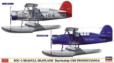Hasegawa 02394 Soc 3 Seagull Seaplane 1/72