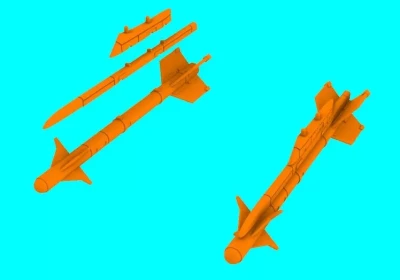 Lf Model 3D4808 MAA-1 Piranha Air-to-Air missile (3D-printed) 1/48