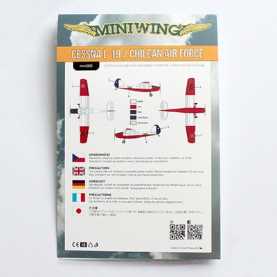 Miniwing Plastic MINI302 Cessna O-1 BIRD DOG / Chilean AF 1/144