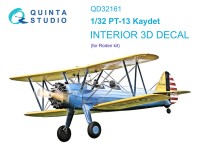 Quinta Studio QD32161 PT-13 Kaydet (Roden) 3D Декаль интерьера кабины 1/32