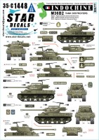 Star Decals 35-C1448 Indochine # 10 French M36B2 Tank Destroyers R.B.C.E.O , R.B.F.M and R.I.C.M 1/35