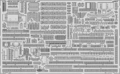 Eduard 53184 USS Iwo Jima LHD-7 pt.3 superstructure 1/350 1/350