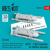 Reskit 48315 M272 - 2 Rail Launcher for Hellfire missiles 1/48