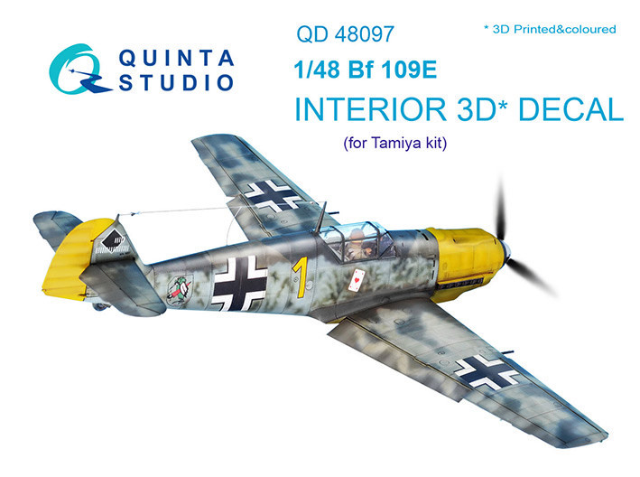 Quinta studio QD48097 Bf 109E (для модели Tamiya) 1/48