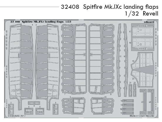 Eduard 32408 Spitfire Mk.IXc landing flaps 1/32 1/32