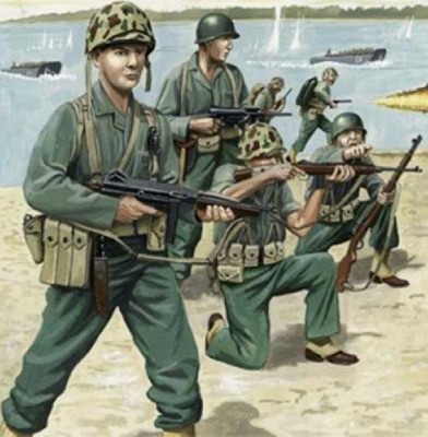 Revell 02506 Американская морская пехота &quot;US Marine Infantry WWII&quot; 1/72