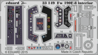Eduard 33149 Fw 190F-8 interior S.A. 1/32 1/32