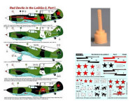 AML AMLD72025 Декали Red Devils in the LaGGs-3 Part I. 1/72