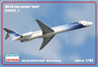 Восточный Экспресс 144112_2 Авиалайнер MD-80 поздний Spirit ( Limited Edition ) 1/144