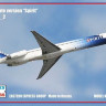 Восточный Экспресс 144112_2 Авиалайнер MD-80 поздний Spirit ( Limited Edition ) 1/144
