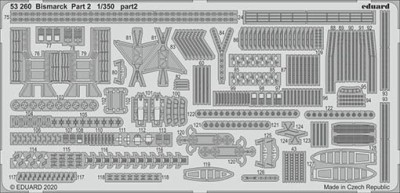 Eduard 53260 SET 1/350 Bismarck part 2 (TRUMP)