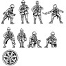 HAT 8162 WWII French Artillery Crew E28B Release (32 figures/box) 1/72