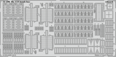 Eduard 72596 Do 17Z bomb bay 1/72