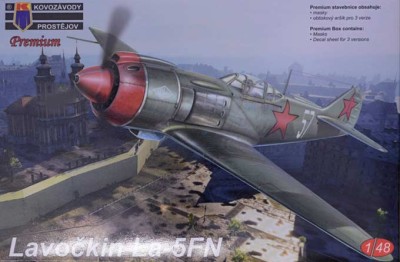 Kovozavody Prostejov 48008 Lavochkin La-5FN 1943-45 (3x camo) 1/48
