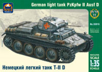 ARK 35016 Немецкий легкий танк Т II D 1/35