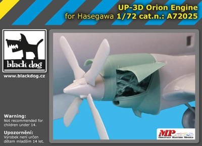 BlackDog A72025 UP-3 D Orion - engine (HAS) 1/72