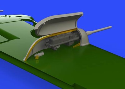Eduard 648403 Bf 109G gun pods 1/48
