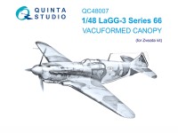 Quinta studio QC48007 Набор остекления ЛаГГ-3 66 серии (Звезда), 1 шт 1/48