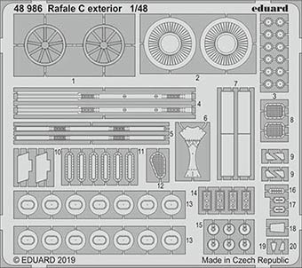 Eduard 48986 SET Rafale C exterior (REV)