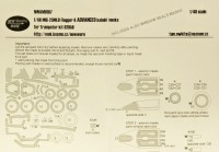 New Ware NWA-M0107 Mask MiG-23MLD Flogger-K ADVANCED (TRUM02856) 1/48