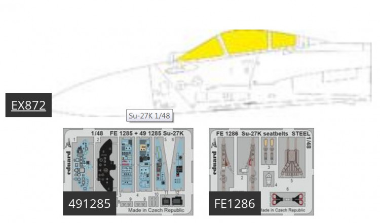 Eduard BIG49345 Su-27K (MINIB.) 1/48
