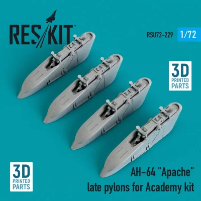 Reskit U72229 AH-64 'Apache' late pylons (ACAD) 1/72
