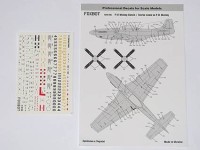 Foxbot Decals FBOT48046 Stencils for North-American P-51D Mustang 1/48