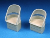 Barracuda Studios BCR32234 British WWI Wicker AGS SEATS - No Belts 1/32