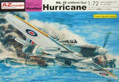 AZ Model 73006 H.Hurricane Mk.IV w/ 40mm Gun (RAF) 1/72
