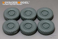 Voyager Model PEA360 Modern US COUGAR 6X6 MRAP Road Wheels Ver.A?6PCES?(MENG SS-005) 1/35