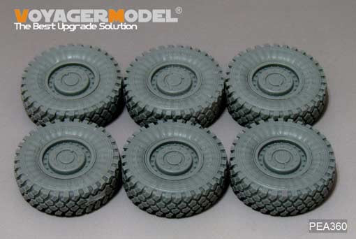 Voyager Model PEA360 Modern US COUGAR 6X6 MRAP Road Wheels Ver.A?6PCES?(MENG SS-005) 1/35