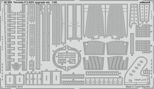 Eduard 48989 SET Tornado F.3 ADV upgrade set (EDU)